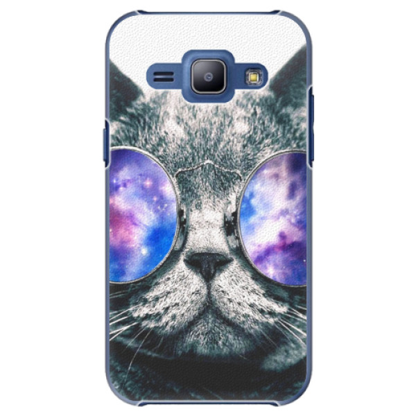 Plastové puzdro iSaprio - Galaxy Cat - Samsung Galaxy J1