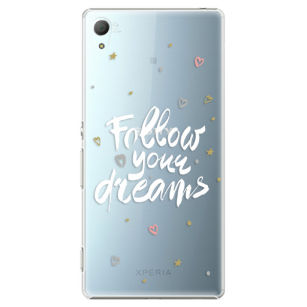 Plastové puzdro iSaprio - Follow Your Dreams - white - Sony Xperia Z3+ / Z4