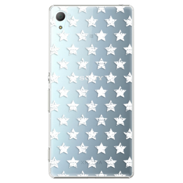 Plastové puzdro iSaprio - Stars Pattern - white - Sony Xperia Z3+ / Z4