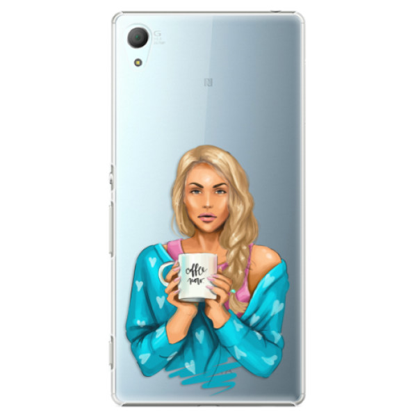 Plastové puzdro iSaprio - Coffe Now - Blond - Sony Xperia Z3+ / Z4