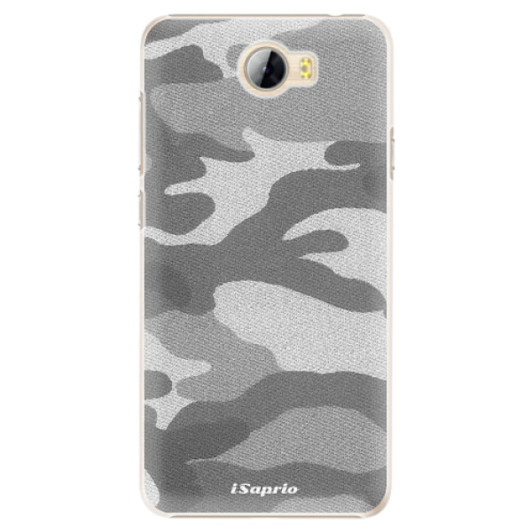 Plastové puzdro iSaprio - Gray Camuflage 02 - Huawei Y5 II / Y6 II Compact