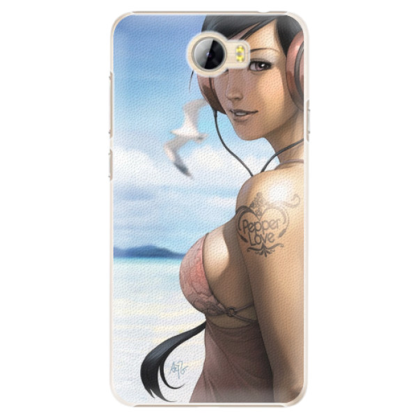 Plastové puzdro iSaprio - Girl 02 - Huawei Y5 II / Y6 II Compact