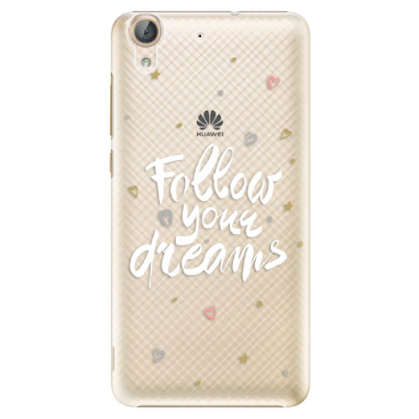 Plastové puzdro iSaprio - Follow Your Dreams - white - Huawei Y6 II