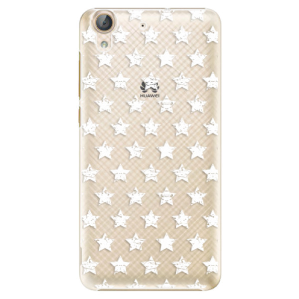 Plastové puzdro iSaprio - Stars Pattern - white - Huawei Y6 II