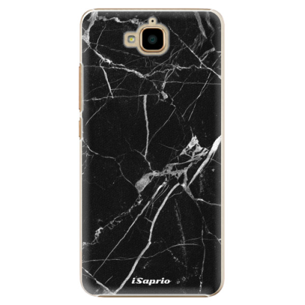 Plastové puzdro iSaprio - Black Marble 18 - Huawei Y6 Pro