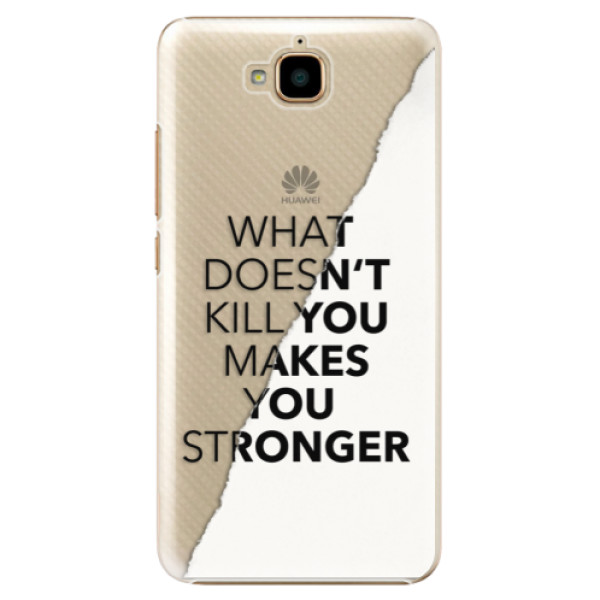 Plastové puzdro iSaprio - Makes You Stronger - Huawei Y6 Pro