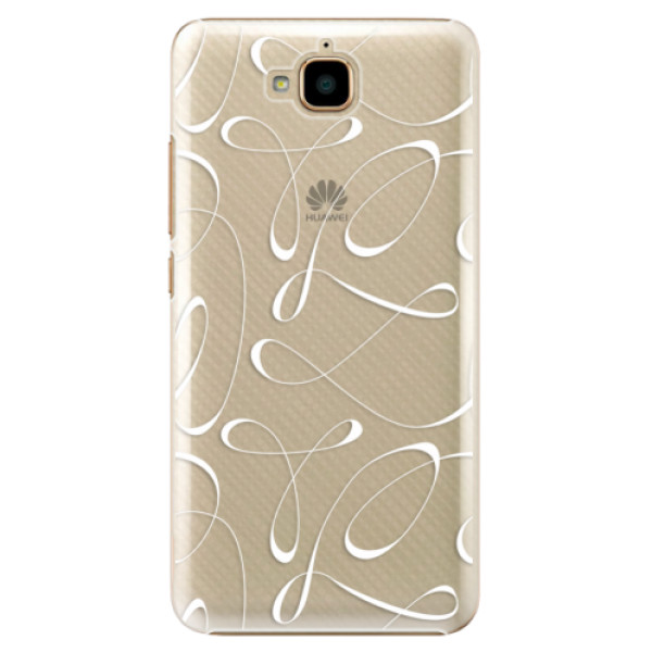 Plastové puzdro iSaprio - Fancy - white - Huawei Y6 Pro