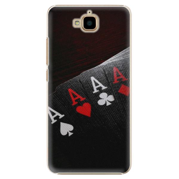 Plastové puzdro iSaprio - Poker - Huawei Y6 Pro