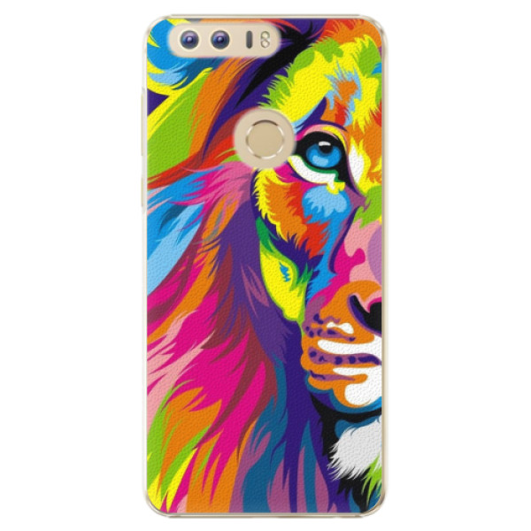 Plastové puzdro iSaprio - Rainbow Lion - Huawei Honor 8