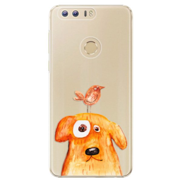 Plastové puzdro iSaprio - Dog And Bird - Huawei Honor 8