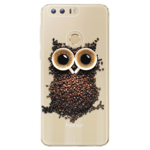 Plastové puzdro iSaprio - Owl And Coffee - Huawei Honor 8