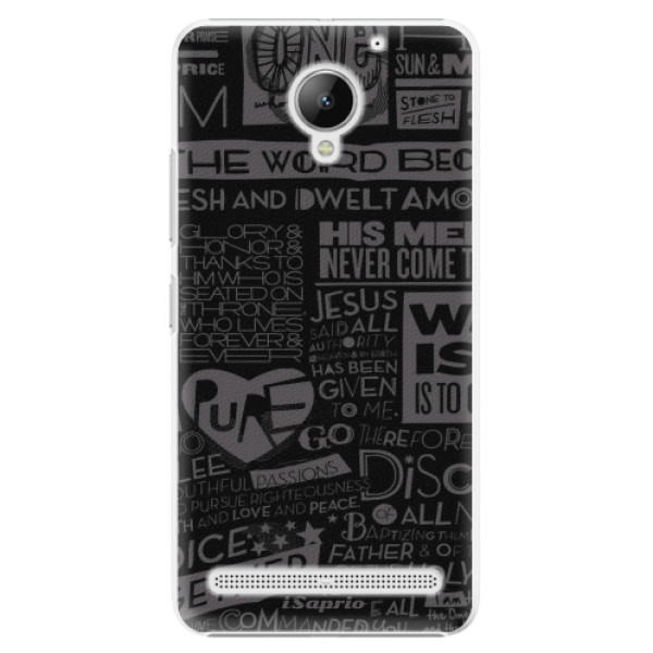 Plastové puzdro iSaprio - Text 01 - Lenovo C2