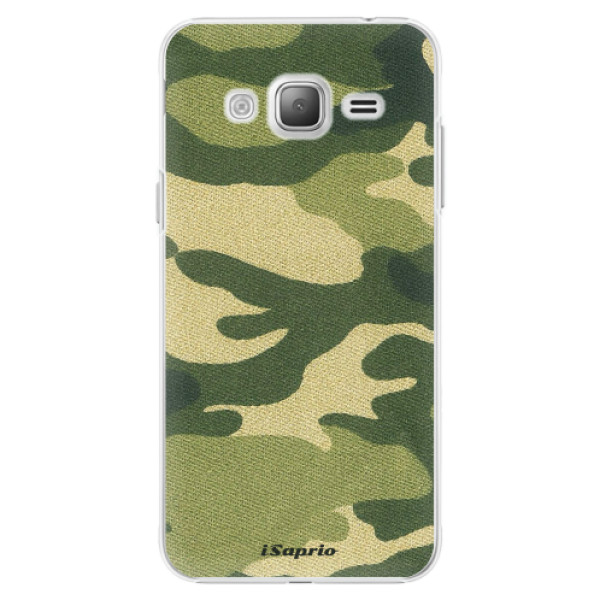 Plastové puzdro iSaprio - Green Camuflage 01 - Samsung Galaxy J3