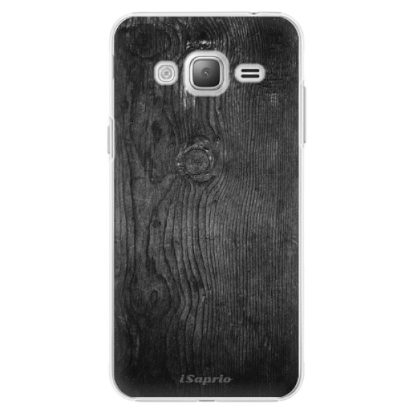 Plastové puzdro iSaprio - Black Wood 13 - Samsung Galaxy J3