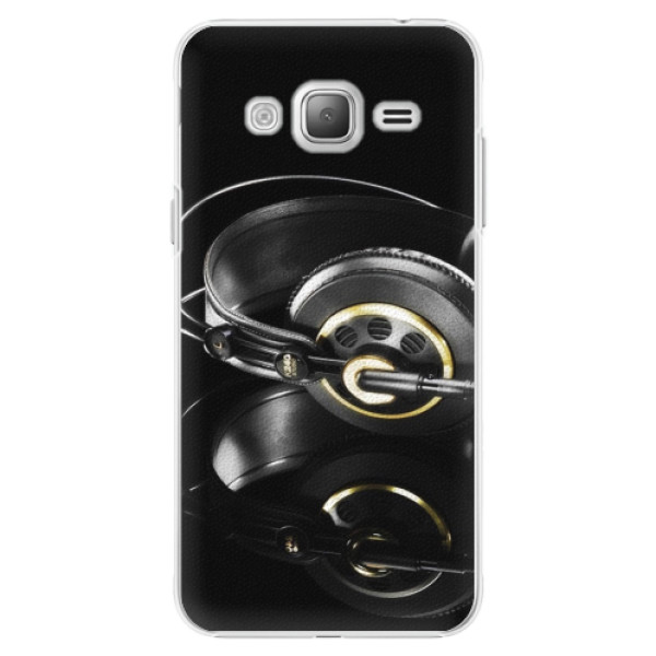 Plastové puzdro iSaprio - Headphones 02 - Samsung Galaxy J3