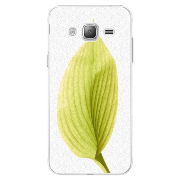 Plastové puzdro iSaprio - Green Leaf - Samsung Galaxy J3