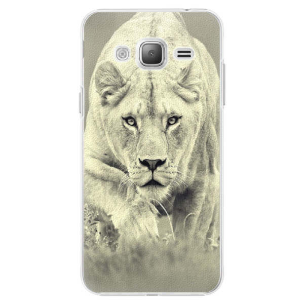 Plastové puzdro iSaprio - Lioness 01 - Samsung Galaxy J3