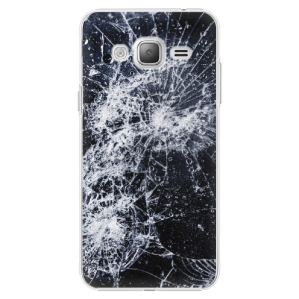 Plastové puzdro iSaprio - Cracked - Samsung Galaxy J3