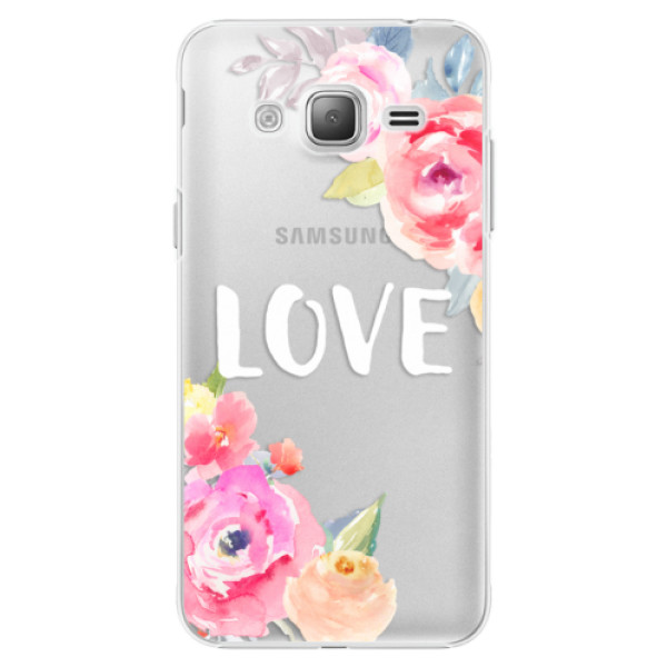 Plastové puzdro iSaprio - Love - Samsung Galaxy J3