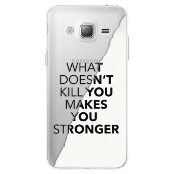 Plastové puzdro iSaprio - Makes You Stronger - Samsung Galaxy J3