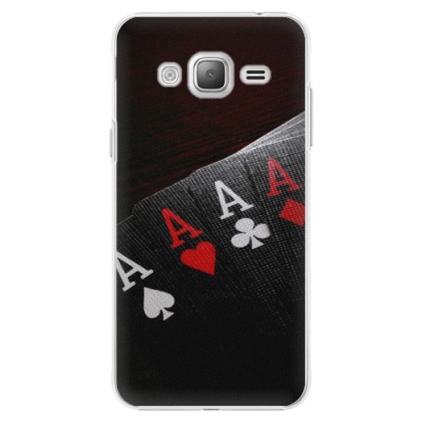 Plastové puzdro iSaprio - Poker - Samsung Galaxy J3