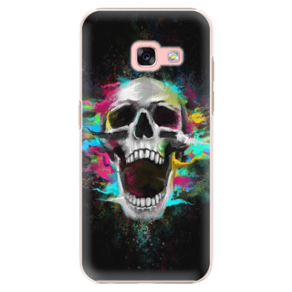 Plastové puzdro iSaprio - Skull in Colors - Samsung Galaxy A3 2017