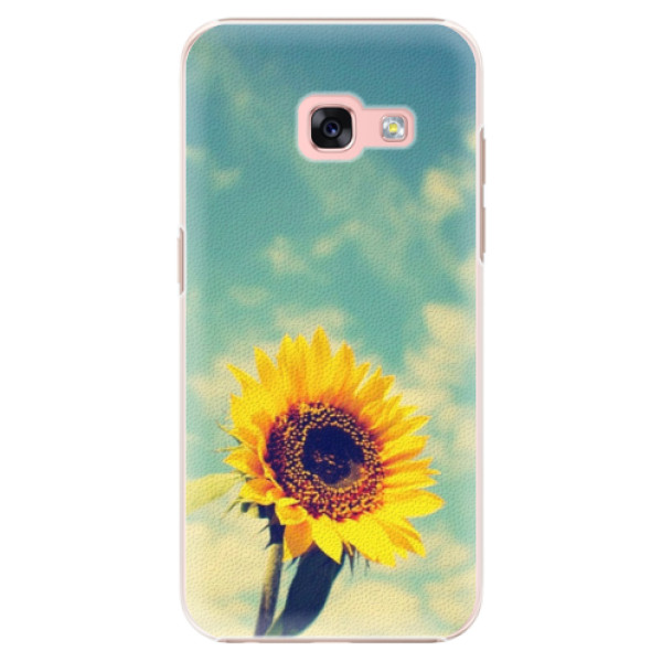 Plastové puzdro iSaprio - Sunflower 01 - Samsung Galaxy A3 2017