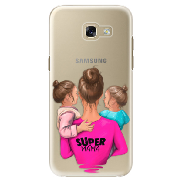 Plastové puzdro iSaprio - Super Mama - Two Girls - Samsung Galaxy A5 2017