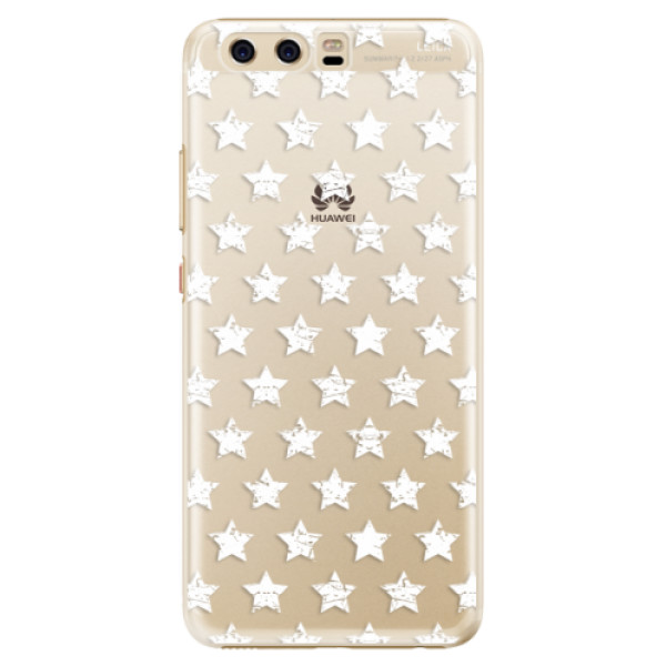 Plastové puzdro iSaprio - Stars Pattern - white - Huawei P10