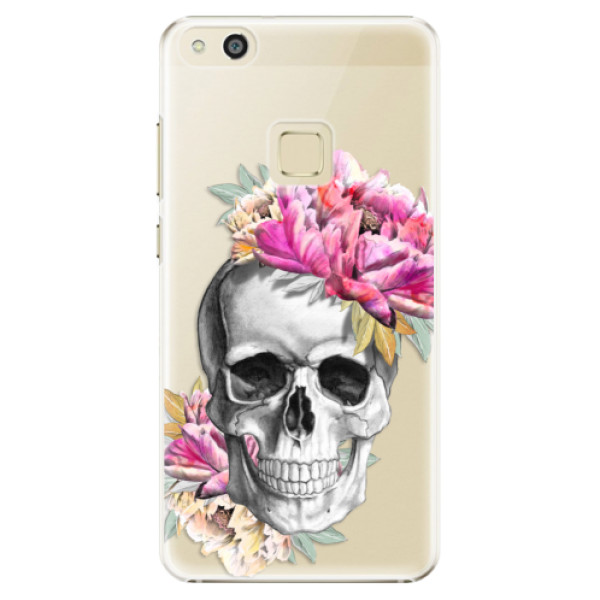 Plastové puzdro iSaprio - Pretty Skull - Huawei P10 Lite
