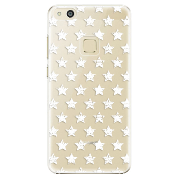 Plastové puzdro iSaprio - Stars Pattern - white - Huawei P10 Lite
