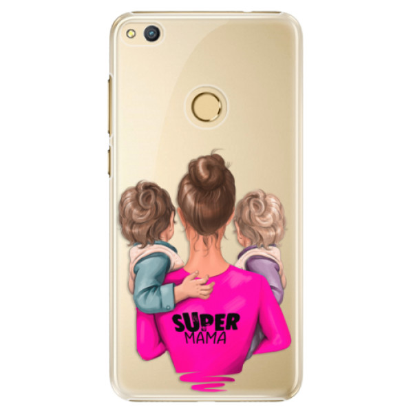 Plastové puzdro iSaprio - Super Mama - Two Boys - Huawei Honor 8 Lite