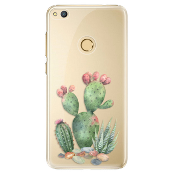 Plastové puzdro iSaprio - Cacti 01 - Huawei Honor 8 Lite