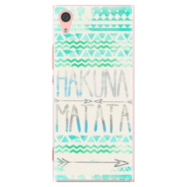 Plastové puzdro iSaprio - Hakuna Matata Green - Sony Xperia XA1