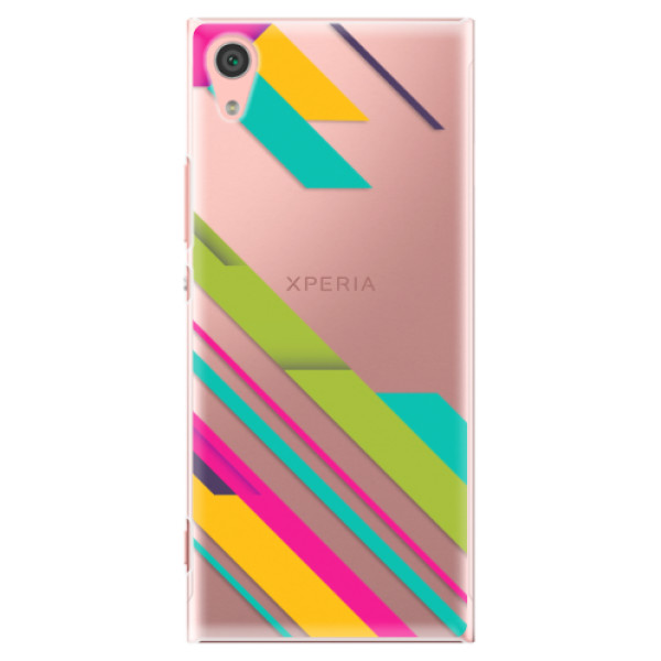 Plastové puzdro iSaprio - Color Stripes 03 - Sony Xperia XA1