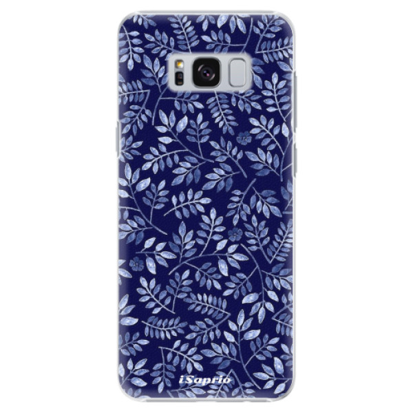 Plastové puzdro iSaprio - Blue Leaves 05 - Samsung Galaxy S8