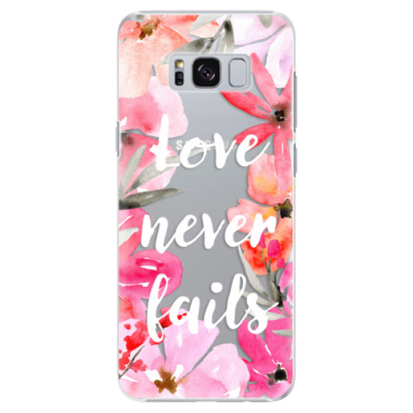 Plastové puzdro iSaprio - Love Never Fails - Samsung Galaxy S8