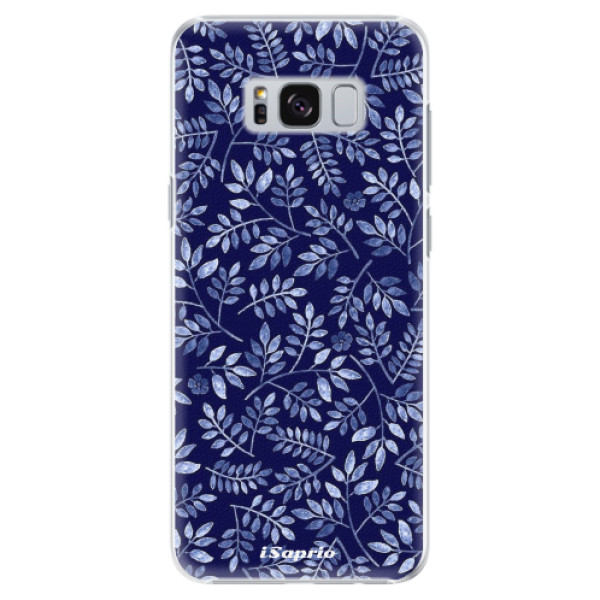 Plastové puzdro iSaprio - Blue Leaves 05 - Samsung Galaxy S8 Plus