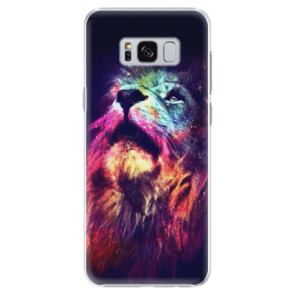 Plastové puzdro iSaprio - Lion in Colors - Samsung Galaxy S8 Plus