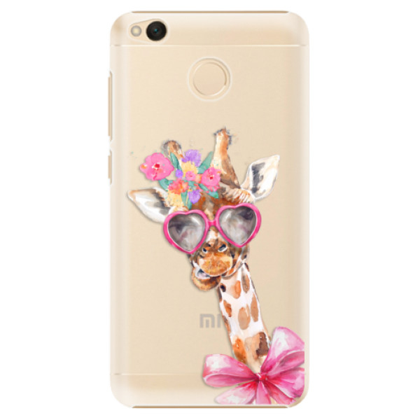 Plastové puzdro iSaprio - Lady Giraffe - Xiaomi Redmi 4X