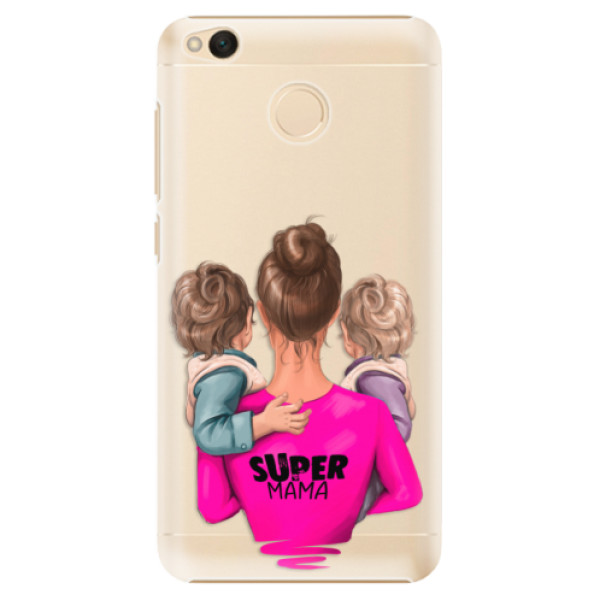 Plastové puzdro iSaprio - Super Mama - Two Boys - Xiaomi Redmi 4X