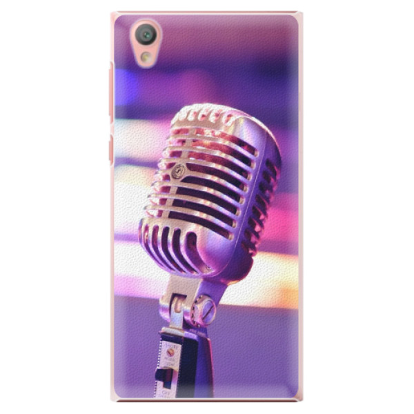 Plastové puzdro iSaprio - Vintage Microphone - Sony Xperia L1