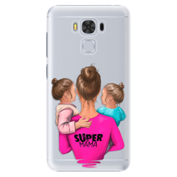 Plastové puzdro iSaprio - Super Mama - Two Girls - Asus ZenFone 3 Max ZC553KL