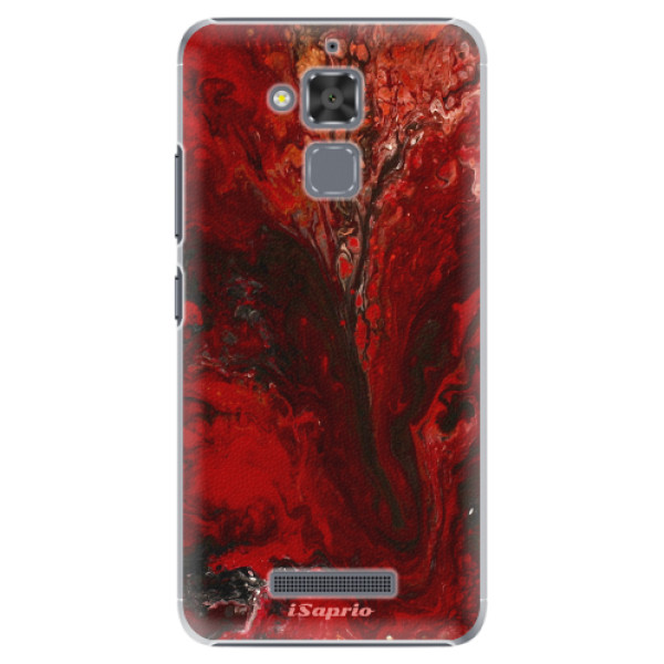 Plastové puzdro iSaprio - RedMarble 17 - Asus ZenFone 3 Max ZC520TL