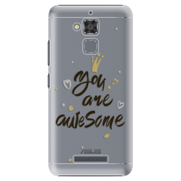 Plastové puzdro iSaprio - You Are Awesome - black - Asus ZenFone 3 Max ZC520TL