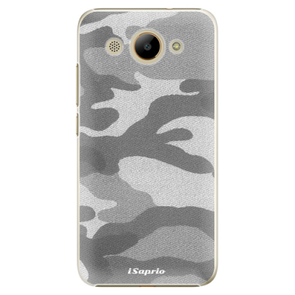 Plastové puzdro iSaprio - Gray Camuflage 02 - Huawei Y3 2017