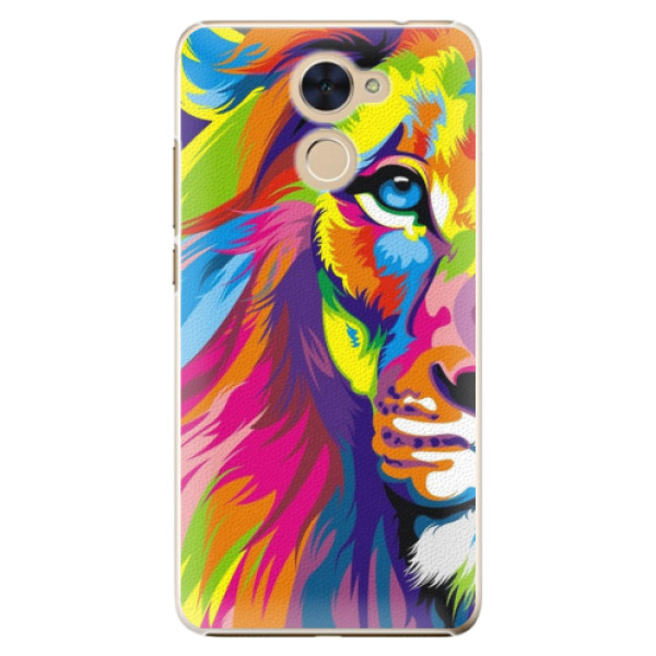 Plastové puzdro iSaprio - Rainbow Lion - Huawei Y7 / Y7 Prime