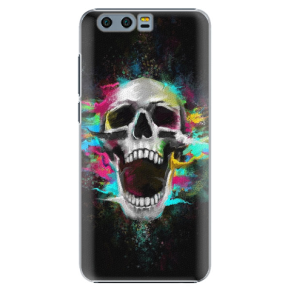 Plastové puzdro iSaprio - Skull in Colors - Huawei Honor 9