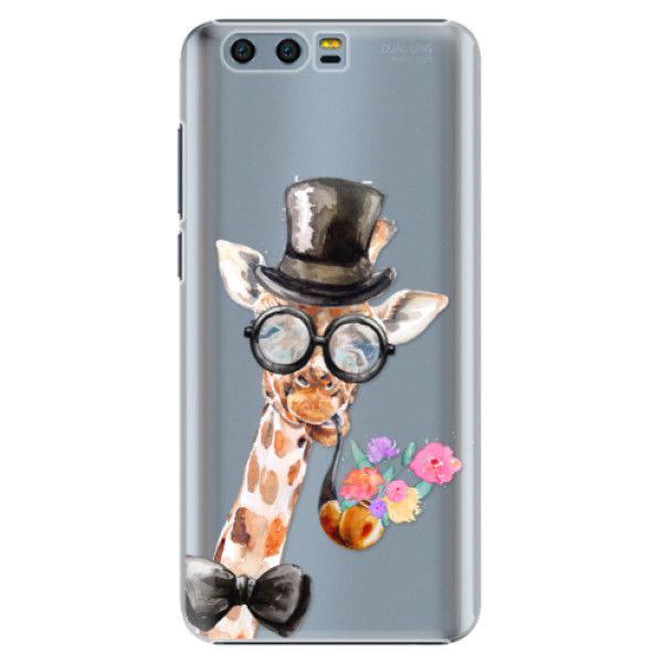 Plastové puzdro iSaprio - Sir Giraffe - Huawei Honor 9
