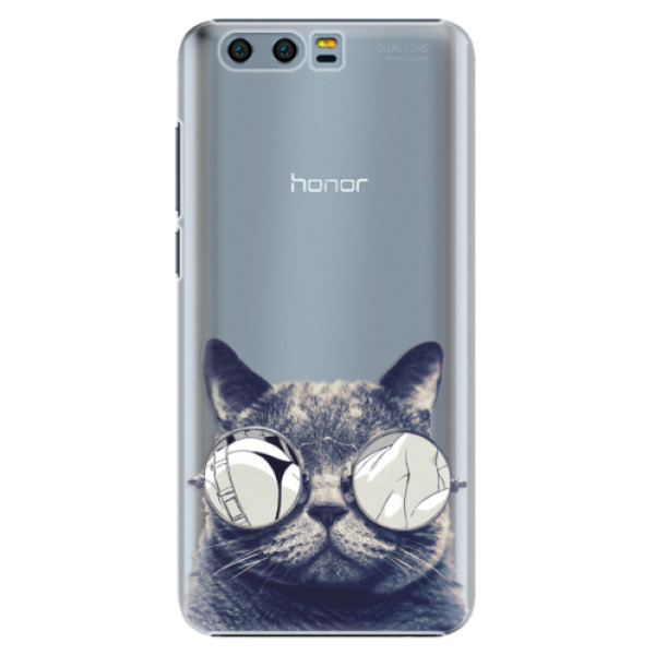 Plastové puzdro iSaprio - Crazy Cat 01 - Huawei Honor 9